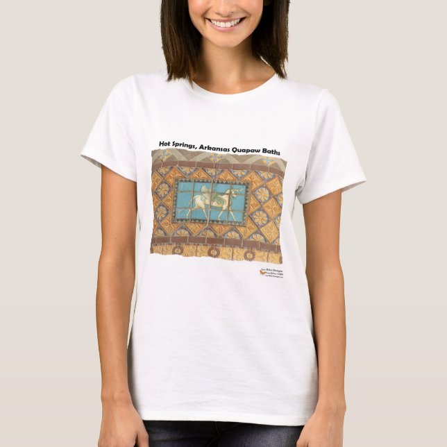 T-shirt HotSprings, AR Quapaw Dome Tiles II Dons Vêtements (Devant)