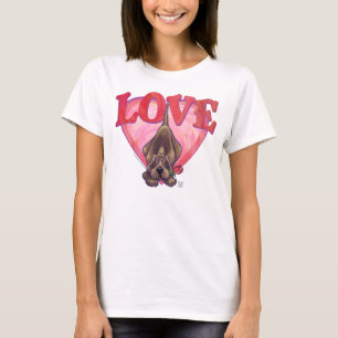 T-shirt Hound Dog Valentine's Day