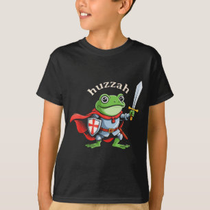 T-shirt Hourra Chevalier Grenouille Citation Drôle d'Épée