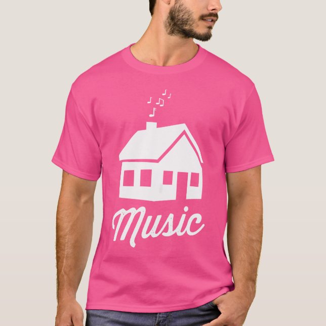 T-shirt House Music Amusante Edm Rave Design (Devant)