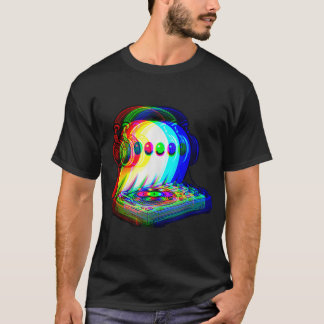 T-shirt House Music Ghost Dj Illusion Optique Edm