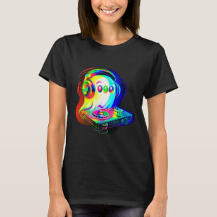 T-shirt House Music Ghost Dj Illusion Optique Edm Hallowee