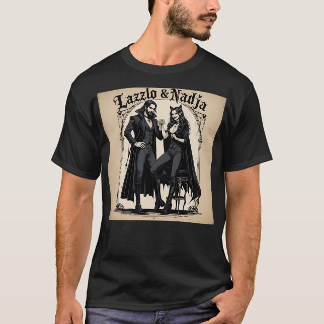 T-shirt Housse de l'album Laszlo & Nadja (Devant)