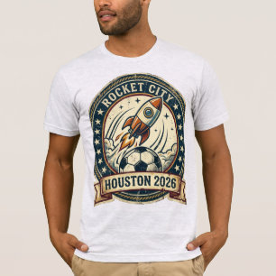 T-shirt Houston 2026 Ville hôte de la Coupe du Monde Vinta