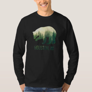 T-shirt Houston Grizzly Bear Forêt du sud-est de l'Alaska