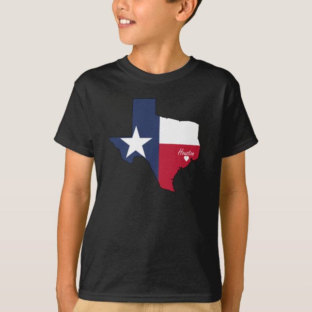 T-shirt Houston, le Texas (Devant)