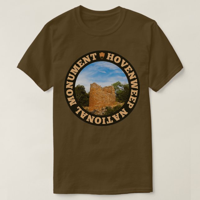 T-shirt Hovenweep Cercle des monuments nationaux  (Design devant)