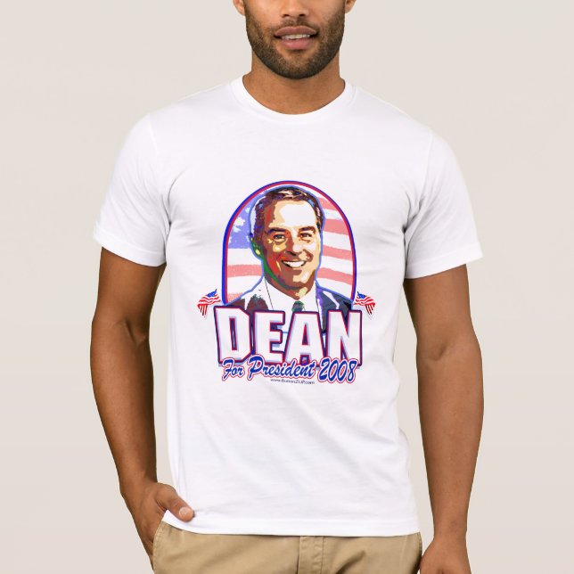 T-shirt Howard Dean pour le Président Shirt (Devant)