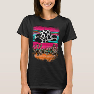 T-shirt HOWDDY Pays Sud Ouest Serape Léopard Vache