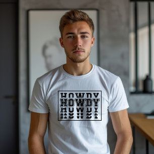 T-shirt Howdy
