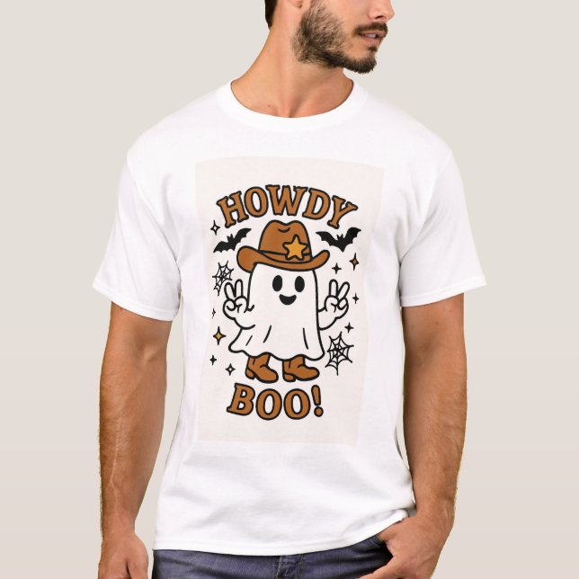 T-shirt Howdy Boo (Devant)