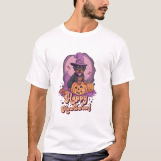 T-shirt Howl O Ween Funny Pun Rottweiler