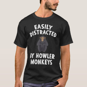 T-shirt Howler Monkey Vêtement Awesome Monkeys Design