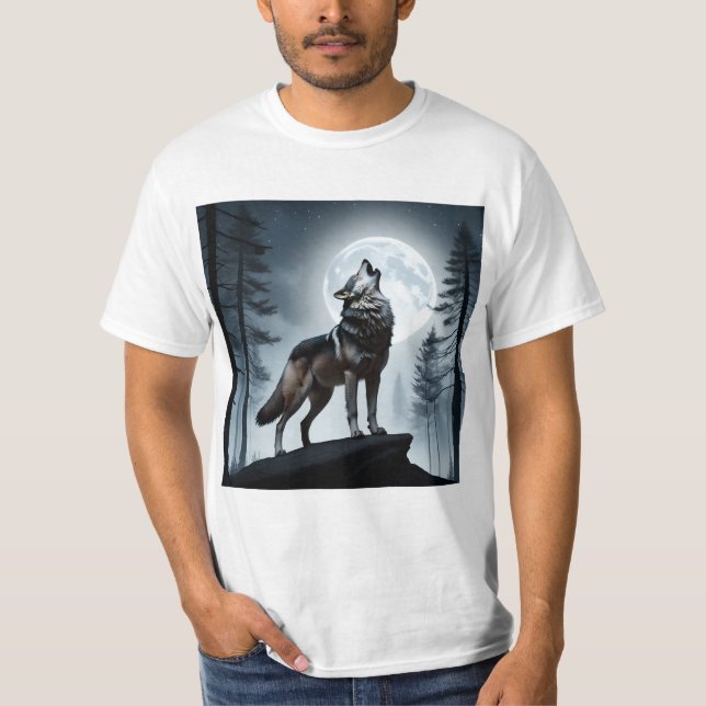 T-shirt Howling Moon (Devant)