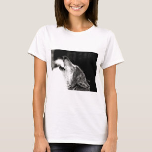 T-shirt Howling Wolf