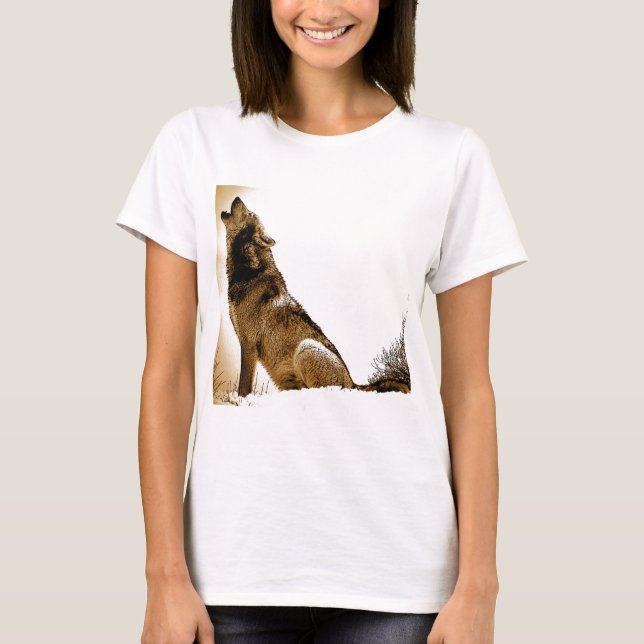 T-shirt Howling Wolf (Devant)