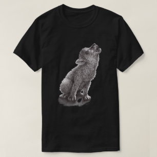 T-shirt Howling Wolf