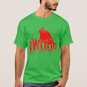 T-shirt Howling Wolf Awooo Halloween