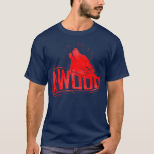 T-shirt Howling Wolf Awooo Halloween