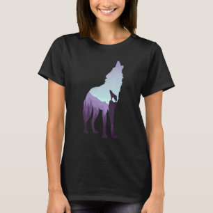 T-shirt Howling Wolf Wildlife Predator Animal Forest Natur
