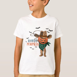 T-shirt howy citrouille retro design