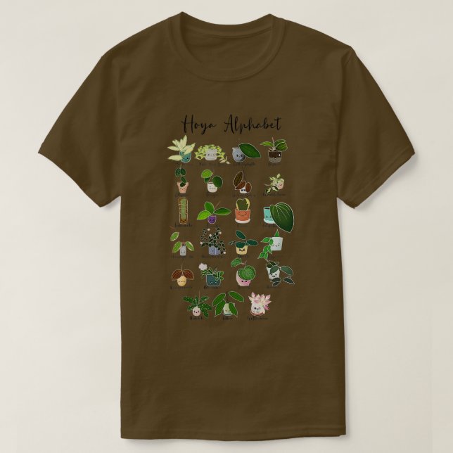 T-shirt Hoya Alphabet  (Design devant)