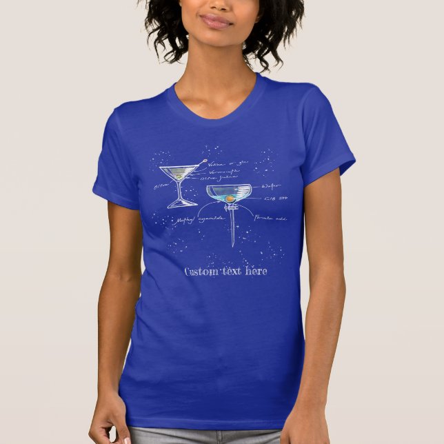 T - Shirt, HPLC mit C18-Kern-Verbindung, dunkles G T-Shirt (Vorderseite)