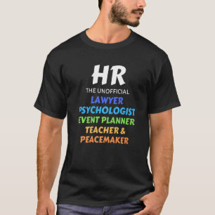 T-shirt hr dire gestion des ressources humaines administra