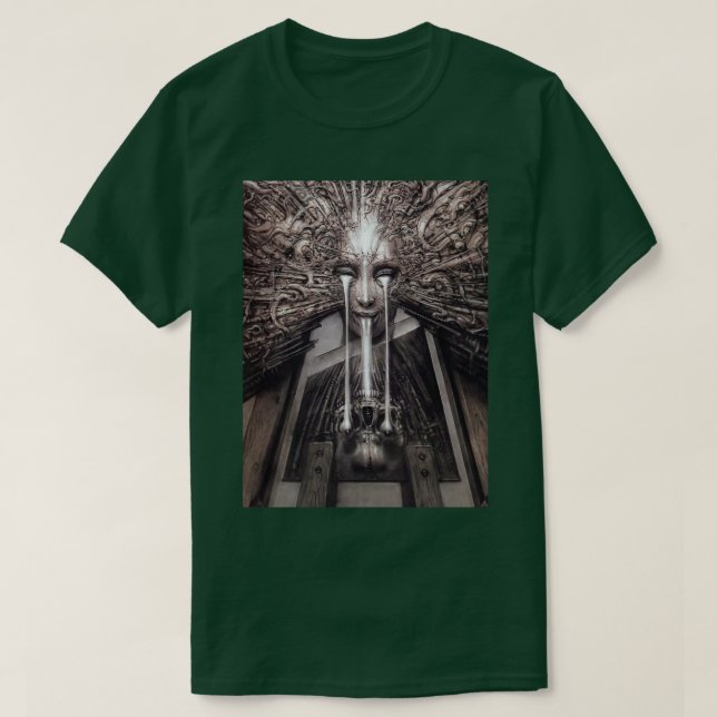 T-shirt HR Giger Art Steampunk  (Design devant)