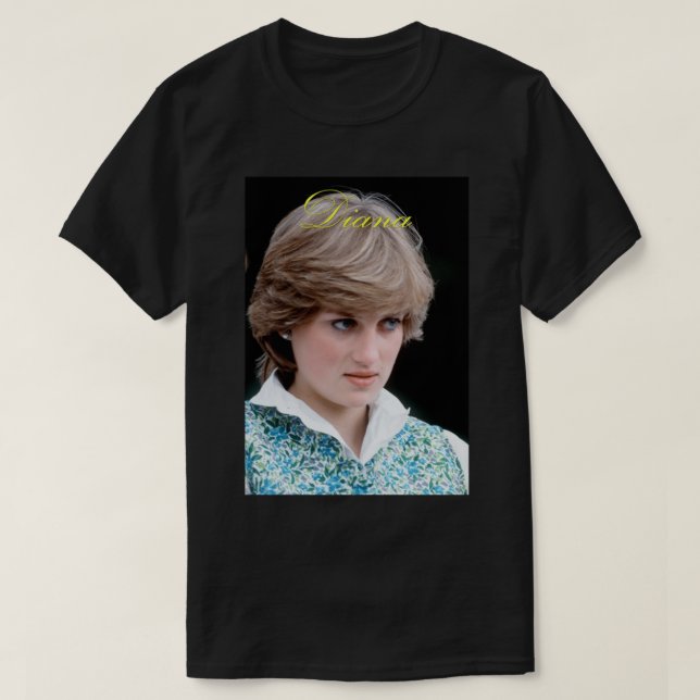 T-shirt HRH Diana, Princesse de Galles Windsor 1981 Classi (Design devant)