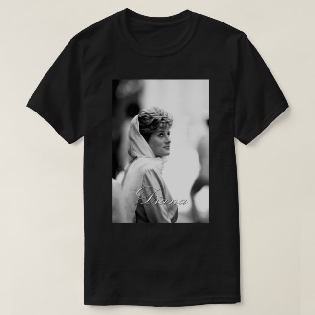 T-shirt HRH Princess Diana - Photo professionnelle (Design devant)