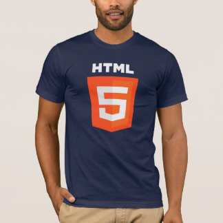 T-shirt HTML5 (sur le T-shirt foncé)