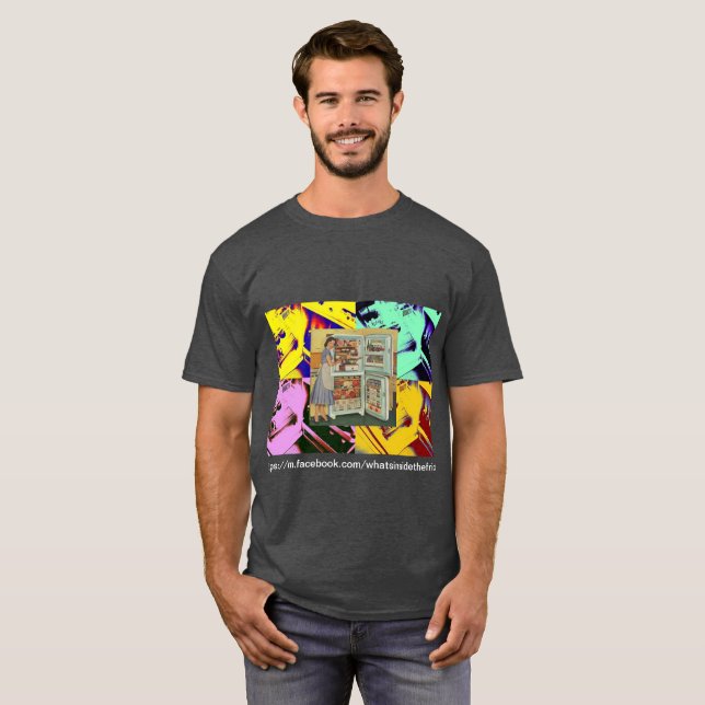 T-shirt https://m.facebook.com/whatsinsidethefridge (Devant entier)