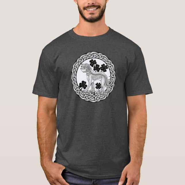 T-shirt https://www.zazzle.com/irish_wolfhound_team_shield (Devant)