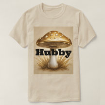 T-Shirt Hubby de Champignons d'or
