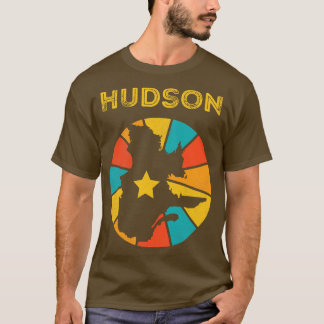 T-shirt Hudson Québec Canada Souvenir Vintage désaffecté 1