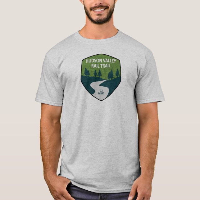 T-shirt Hudson Valley Rail Trail New York (Devant)