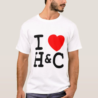 T-shirt Hue et cri - amour H&C (hommes) d'I