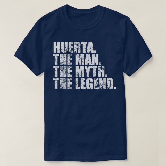 T-shirt Huerta Huerta Nom de famille Huerta Nom de famille (Design devant)