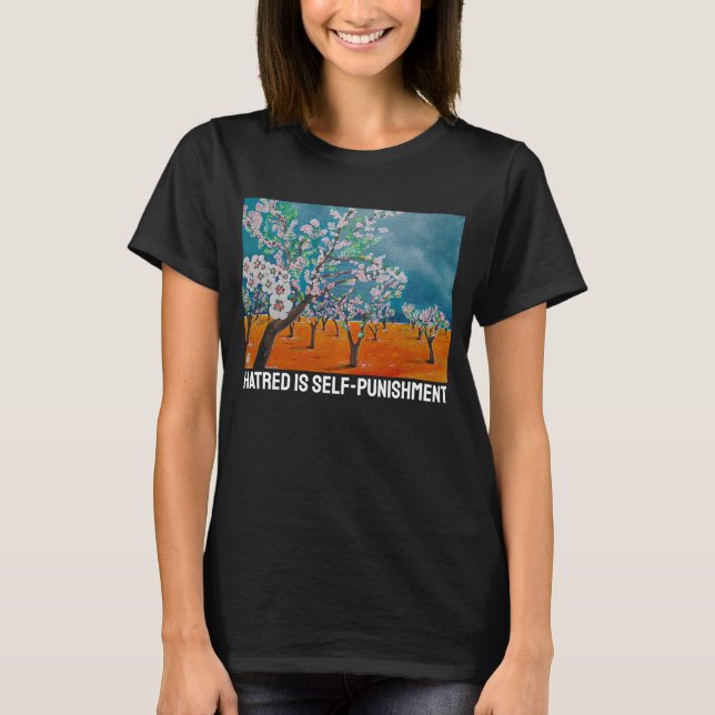 T-shirt Huerto de Almendros Tableau de Alfred Fox (Devant)