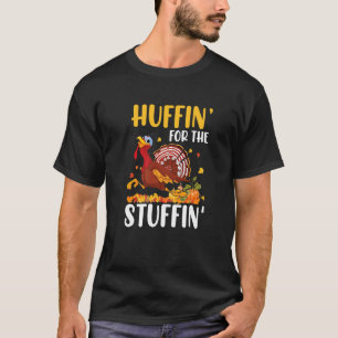 T-shirt Huffin' Pour Le Prêtre De Coup De Thanksgiving De
