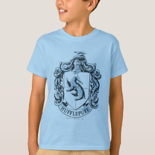 T-shirt Hufflepuff Crest Blue