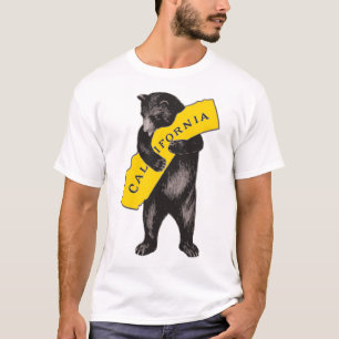 T-shirt Hug d'ours de Californie vintage