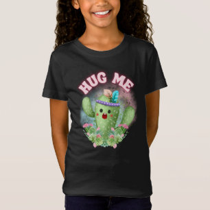 T-Shirt Hug Me Cactus drôle Cosy Vêtements pour enfants T-