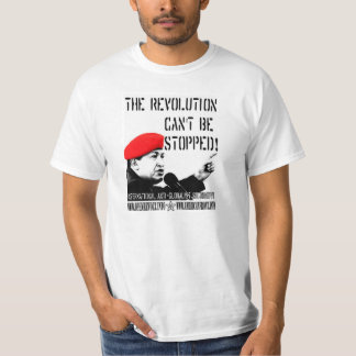 T-shirt Hugo Chavez :  La révolution ne peut pas être