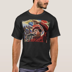 T-shirt Hugo Chavez - Style de la révolution des dessins h
