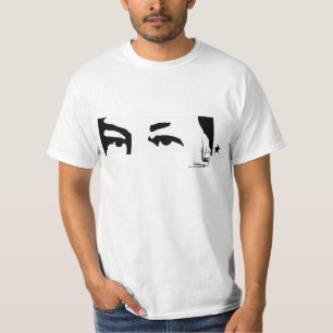 T-shirt Hugo Chávez : Yeux et signature