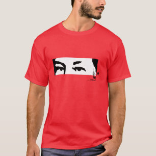T-shirt Hugo Chávez : Yeux et signature