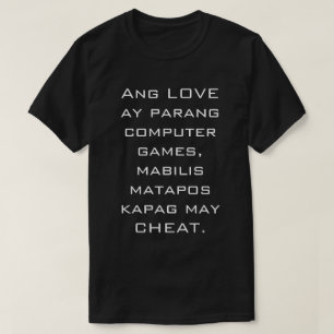 T-shirt Hugot raye la chemise noire