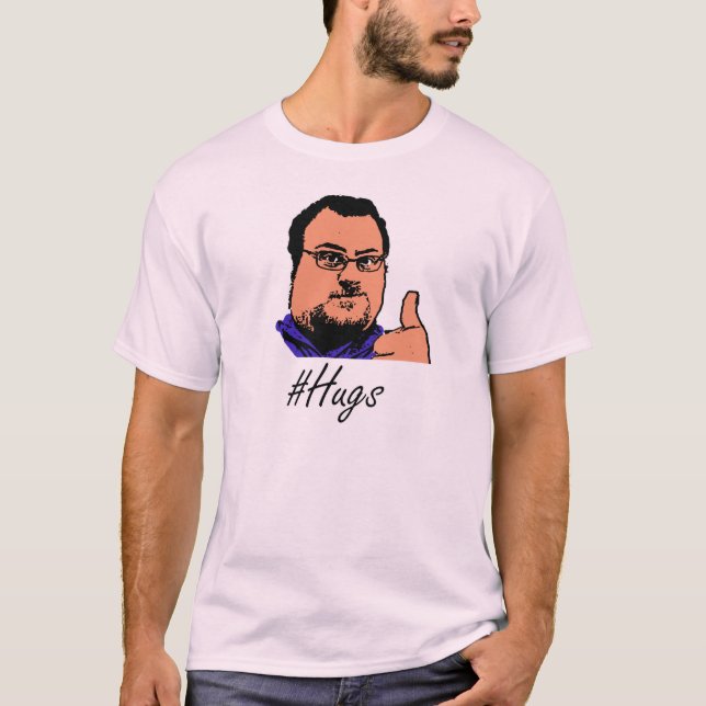 T-shirt #Hugs de gel (Devant)